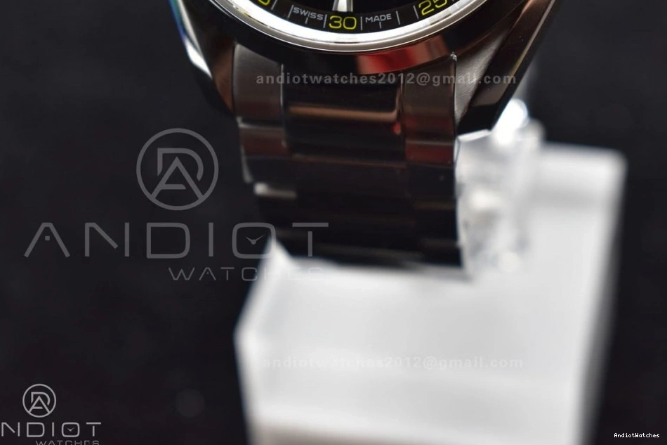 On Bumblebee Edition SS Dial SS Best 1:1 150M Aqua 505 SunProtective A Bracelet VSF Terra Black 0303